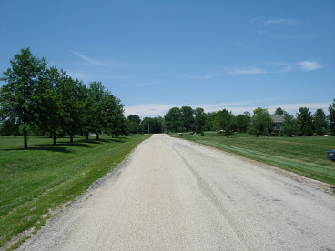 Looking north on 1284 Road