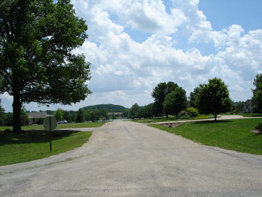 Looking south on 1284 Road